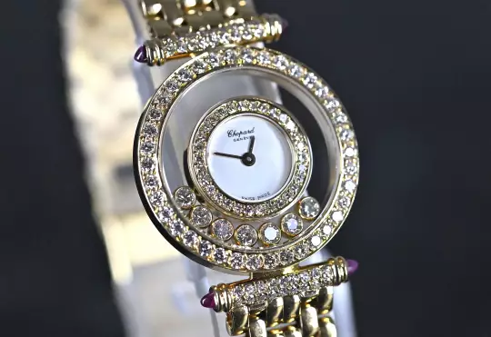 Chopard Lady Happy Diamonds 4993 original yellow gold bracelet  photo 5