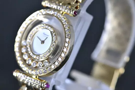 Chopard Lady Happy Diamonds 4993 original yellow gold bracelet  photo 8