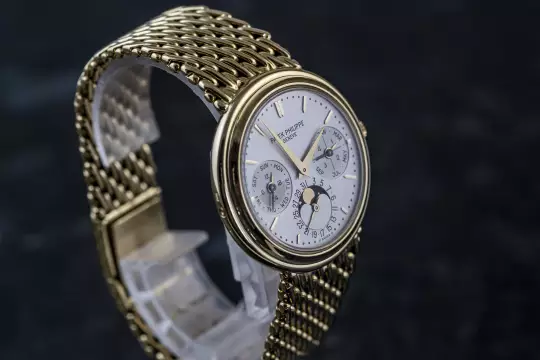 Patek Philippe Perpetual Calendar 3945 yellow gold double sealed PP service 2026 photo 21