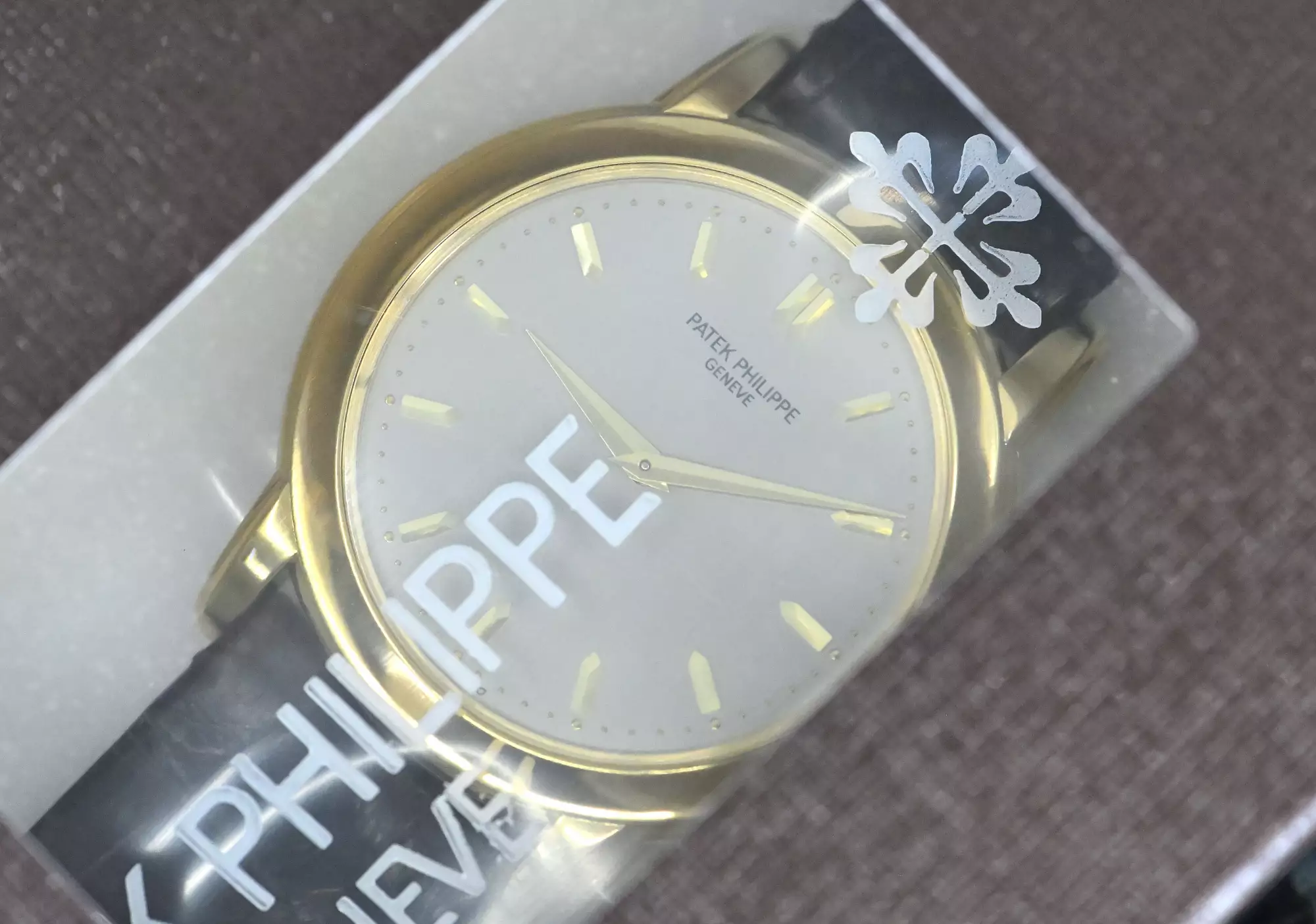 Patek Philippe Calatrava 5032 yellow gold double sealed Patek Service May 2026