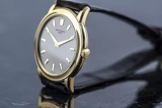 Patek Philippe Calatrava 5032 yellow gold double sealed Patek Service May 2026 photo 10