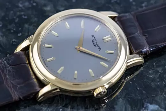 Patek Philippe Calatrava 5032 yellow gold double sealed Patek Service May 2026 photo 15