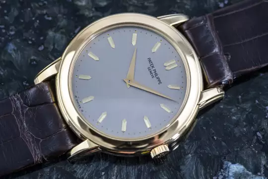 Patek Philippe Calatrava 5032 yellow gold double sealed Patek Service May 2026 photo 2