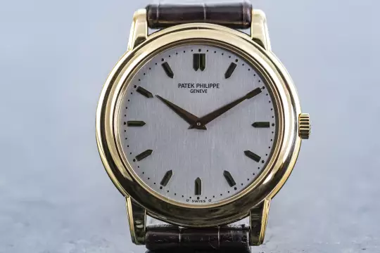 Patek Philippe Calatrava 5032 yellow gold double sealed Patek Service May 2026 photo 8