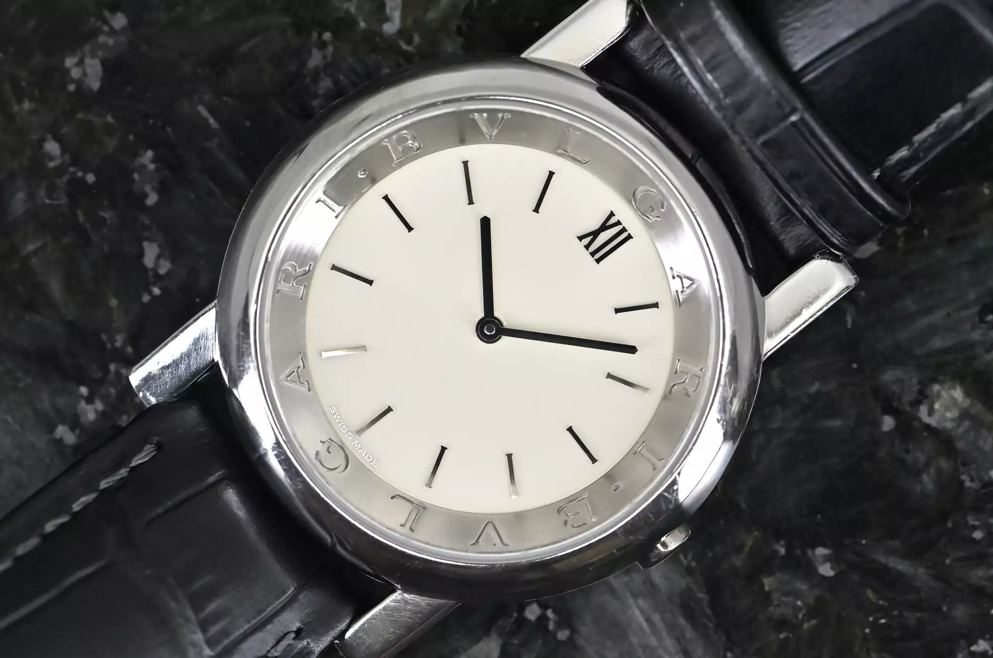 Bulgari Anfiteatro AT 35 PL Platinum original Bvlgari buckle in Platinum 