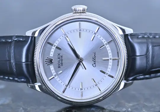 Rolex Cellini Time 50509 silver dial white gold Full Set 2020  photo 2