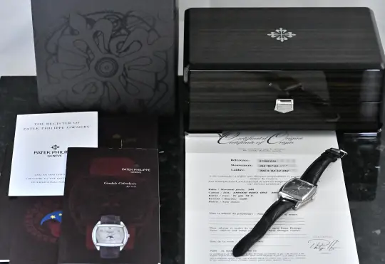 Patek Philippe Gondolo Calendario 5135 Annual Calendar white gold Full Set photo 3