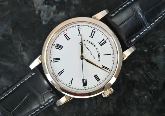 A. Lange & Söhne Richard Lange 232.032 red gold German Full Set photo 13