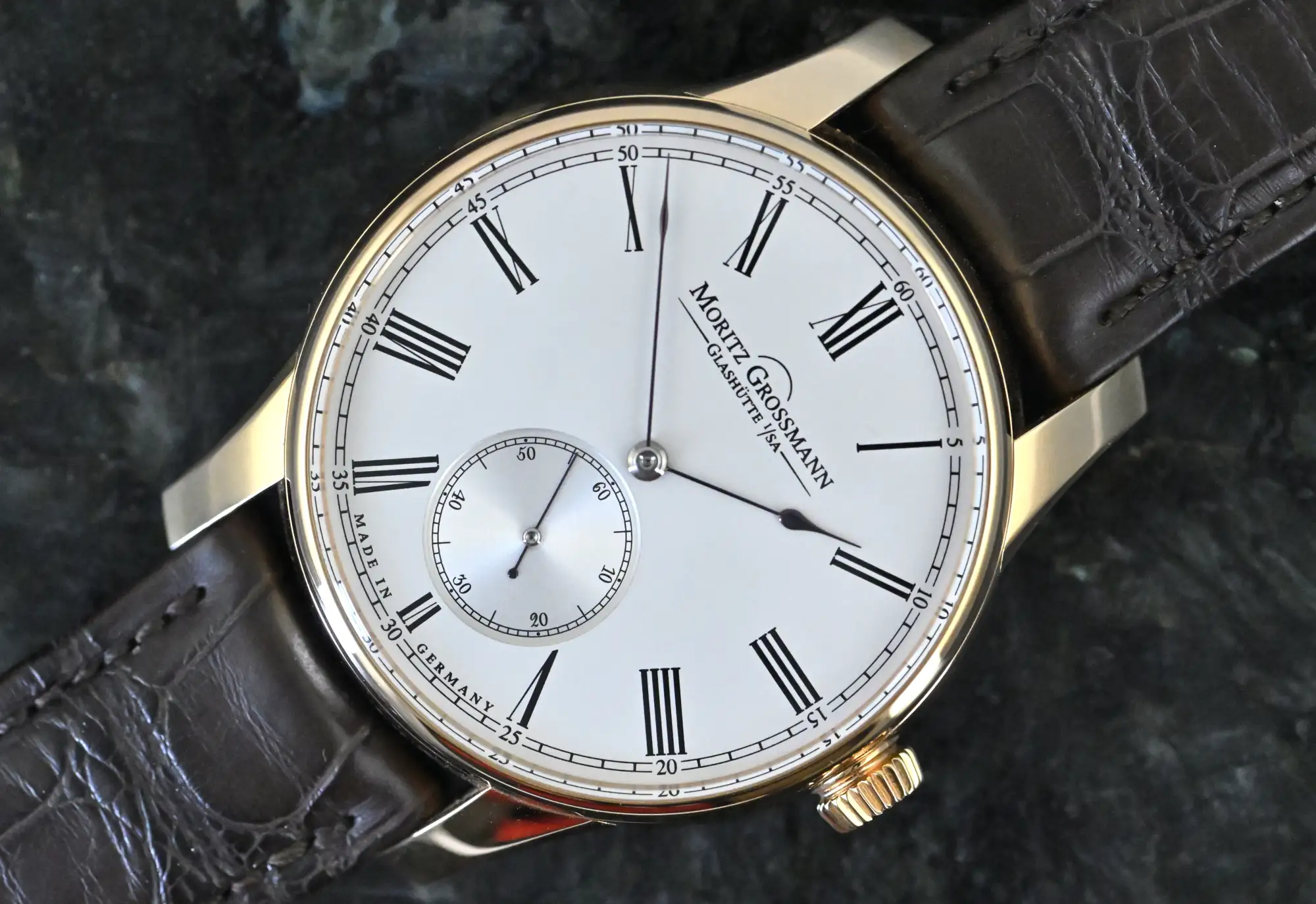 Moritz Grossmann MG-002302 Hamatic rose gold Automatic hammer winding Full Set