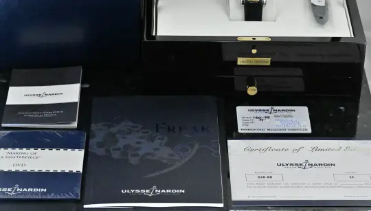 Ulysse Nardin Freak 020-88 limited Edition white gold Full Set photo 7