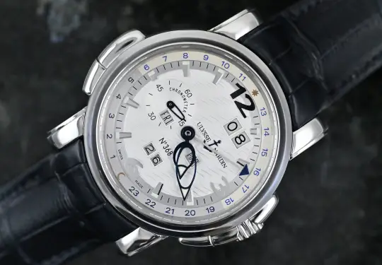 Ulysse Nardin GMT +/- Perpetual Calendar 329-60 platinum Full Set UN service 26 photo 1