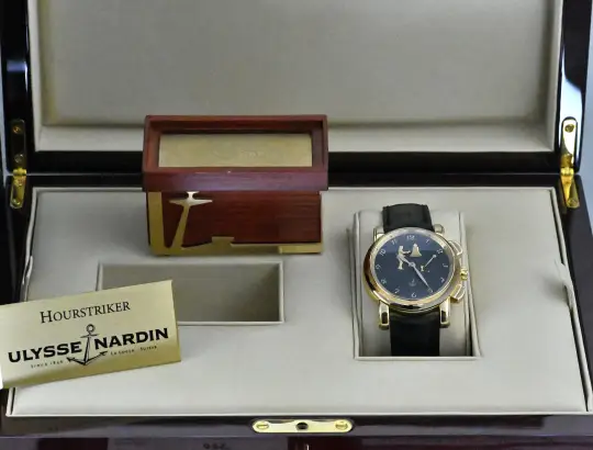 Ulysse Nardin Hourstriker 756-88 rose gold automatic Full Set  photo 9