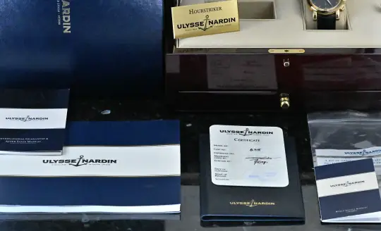 Ulysse Nardin Hourstriker 756-88 rose gold automatic Full Set  photo 12