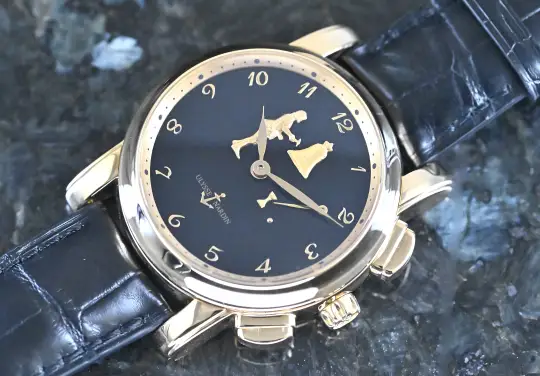 Ulysse Nardin Hourstriker 756-88 rose gold automatic Full Set  photo 13