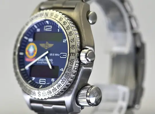 Breitling Emergency Orbiter E56321 limited Edition titanium Full Set Service 25 photo 11