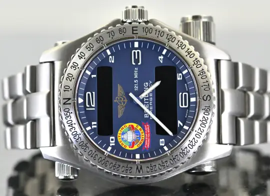 Breitling Emergency Orbiter E56321 limited Edition titanium Full Set Service 25 photo 2