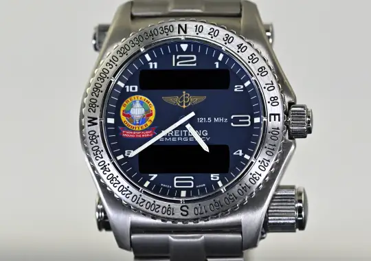 Breitling Emergency Orbiter E56321 limited Edition titanium Full Set Service 25 photo 6