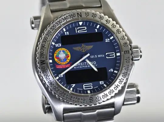 Breitling Emergency Orbiter E56321 limited Edition titanium Full Set Service 25 photo 7