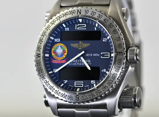 Breitling Emergency Orbiter E56321 limited Edition titanium Full Set Service 25 photo 8