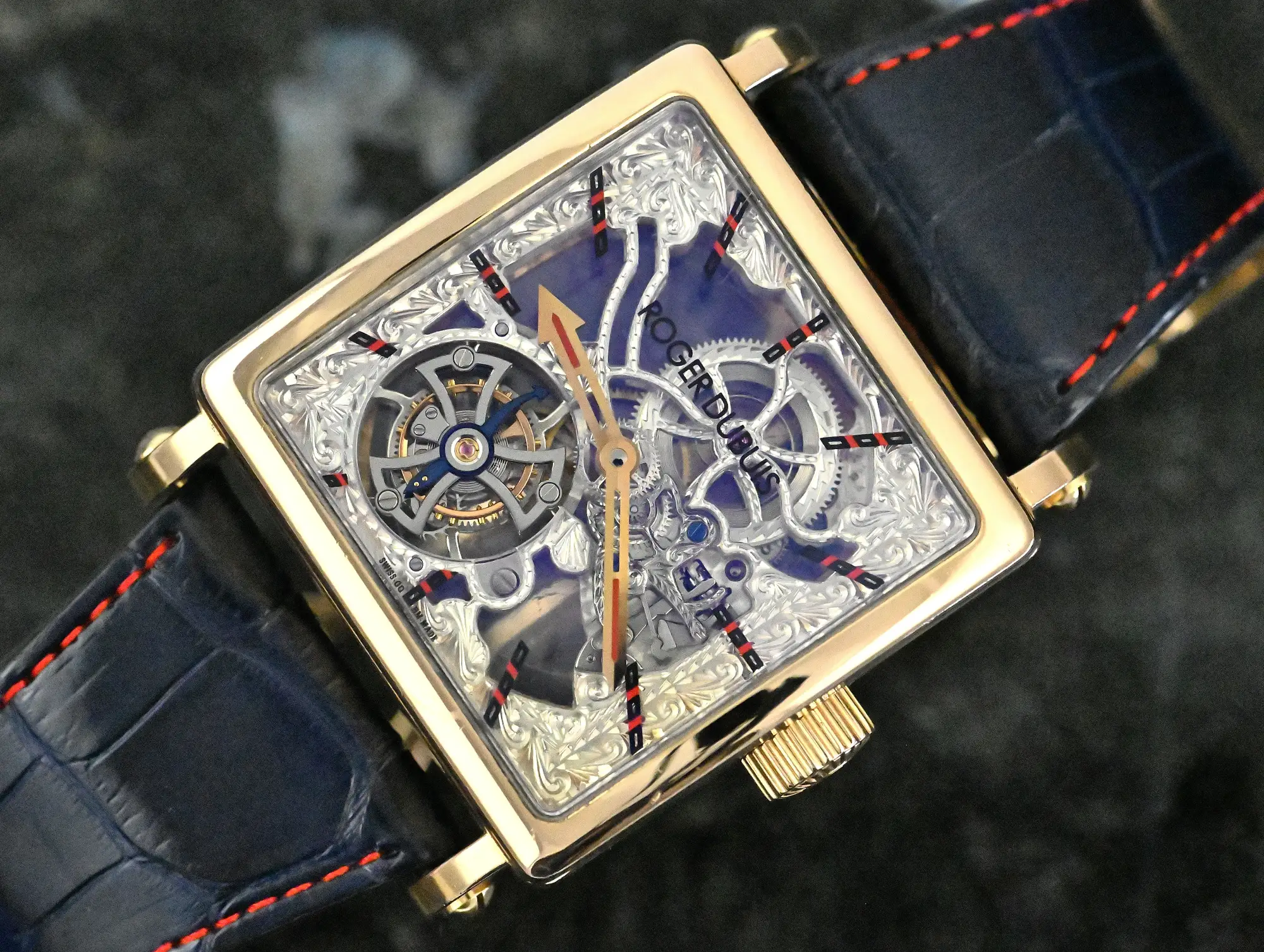 Roger Dubuis Golden Square G40 02SQ 5 V.10A7 limited Edition rose gold Full Set
