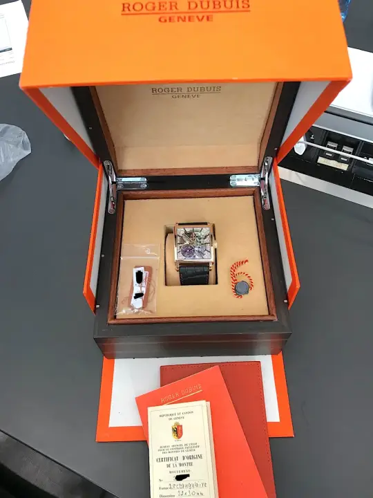 Roger Dubuis Golden Square G40 02SQ 5 V.10A7 limited Edition rose gold Full Set photo 3