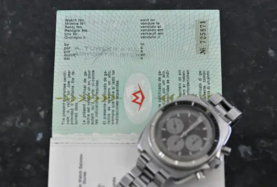 Movado Super Sub Sea Datron HS360 434-705-501 Gay Frères bracelet certificate 73 photo 6